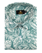 Linen Digital Printed C Green Colour Men’s Shirt