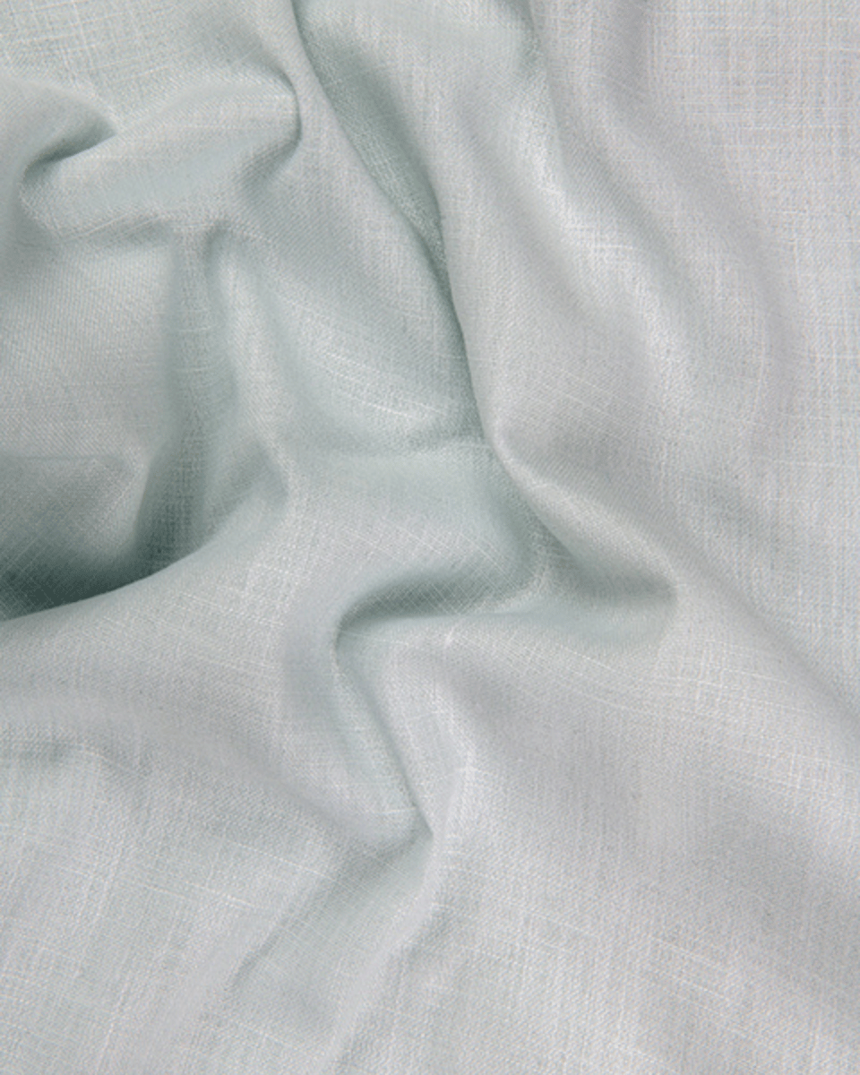 Premium Linen Cotton Mint Gray Colour Men's Shirt