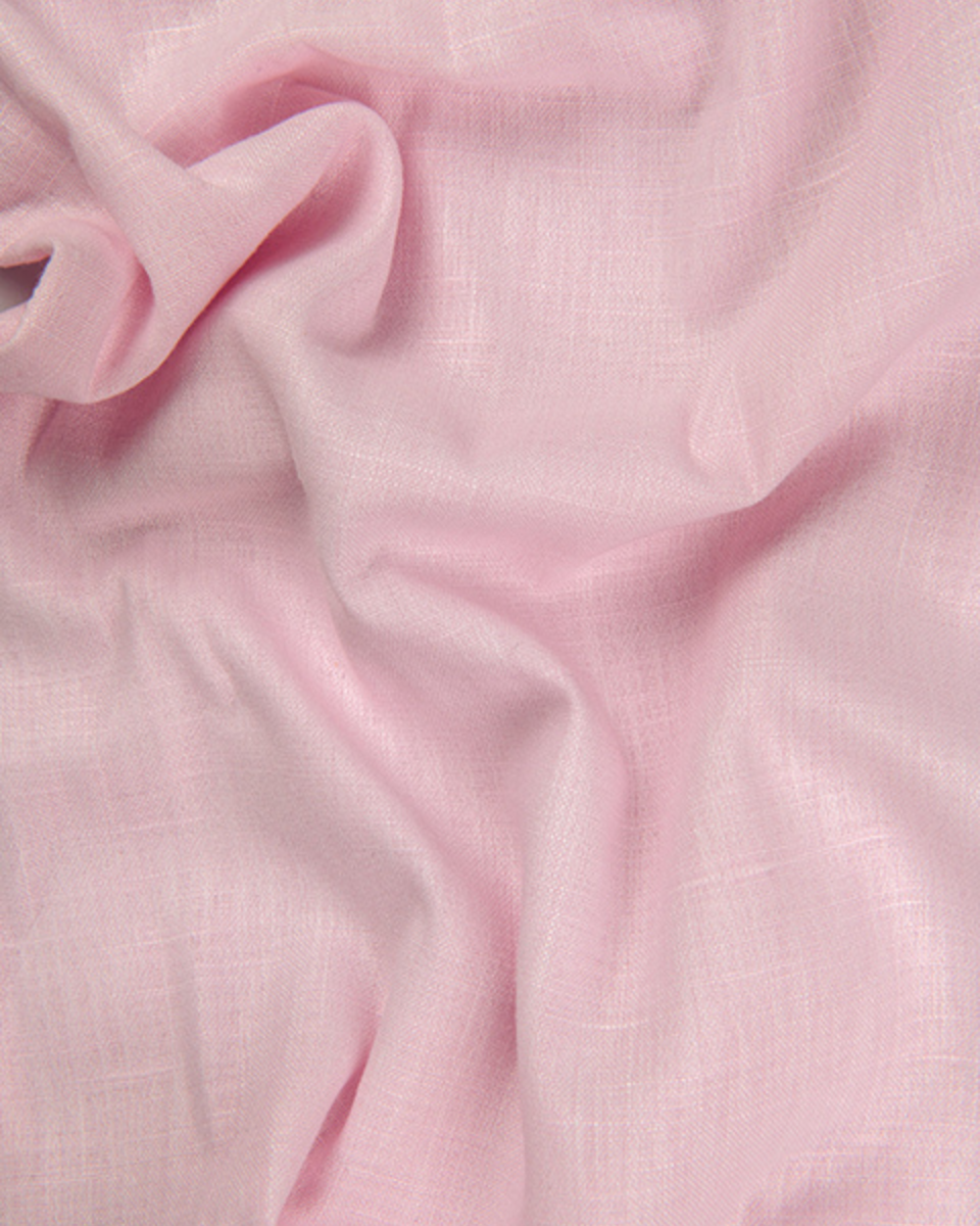 Premium Linen Cotton Baby Pink Colour Shirt For Men