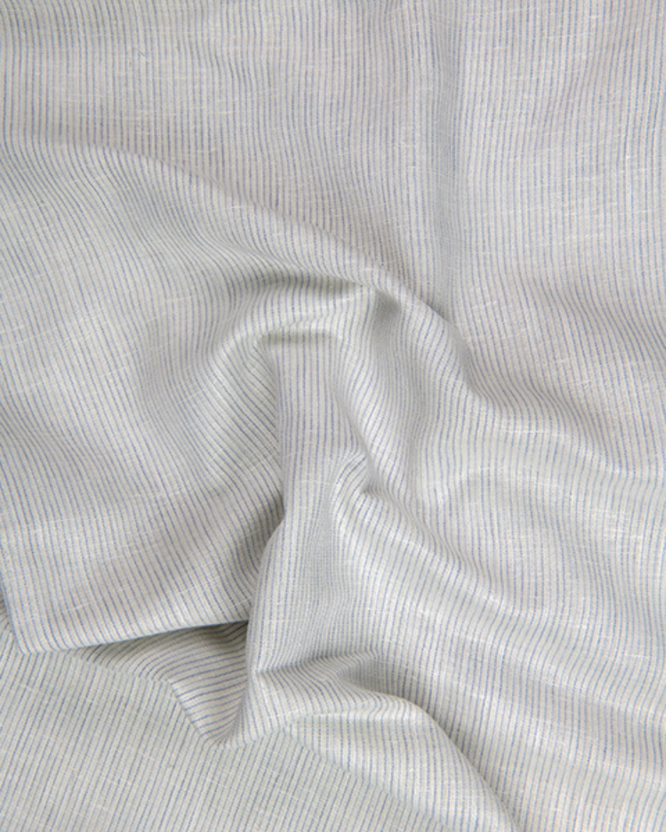 Linen Space Small Lining Cream Colour Men’s Shirt