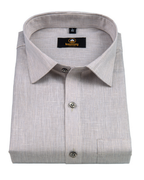 Linen Space Small Lining Natural Colour Men’s Shirt