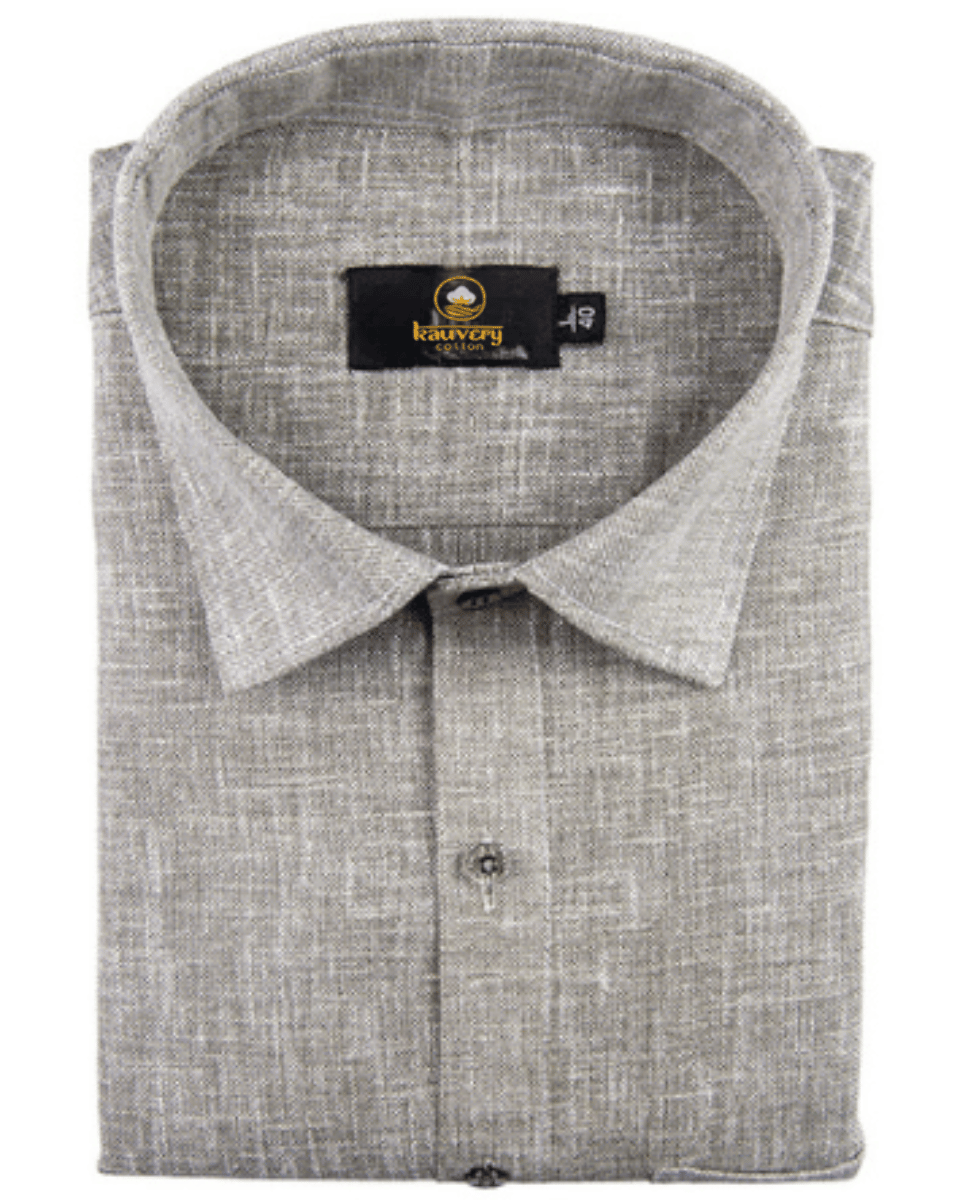 Pure Linen Light Cream Mehndi Colour New Men’s Shirt