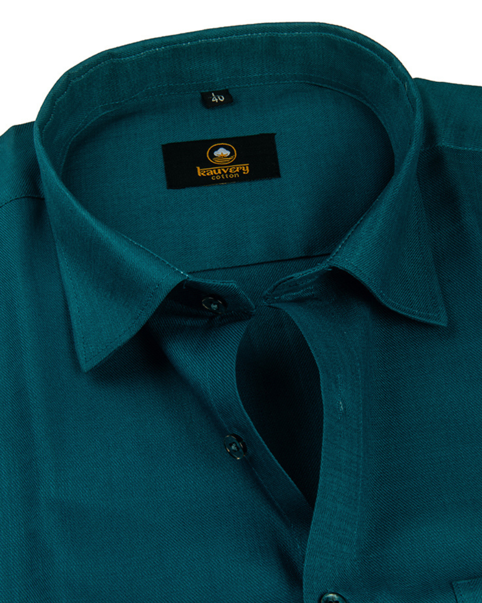 Linen Solid Mor Peach Colour Men's Shirt