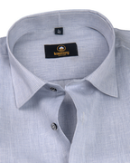 Linen Space Small Lining Light Blue Colour Men’s Shirt
