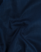 Linen Solid Dark Blue Colour Men's Shirt