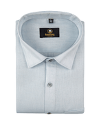 Premium Linen Cotton Ice Blue Colour Men's Shirt