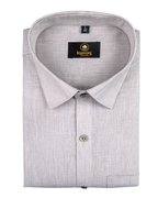 Linen Space Small Lining Natural Colour Men’s Shirt